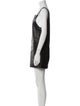 Maje Leather Mini Dress