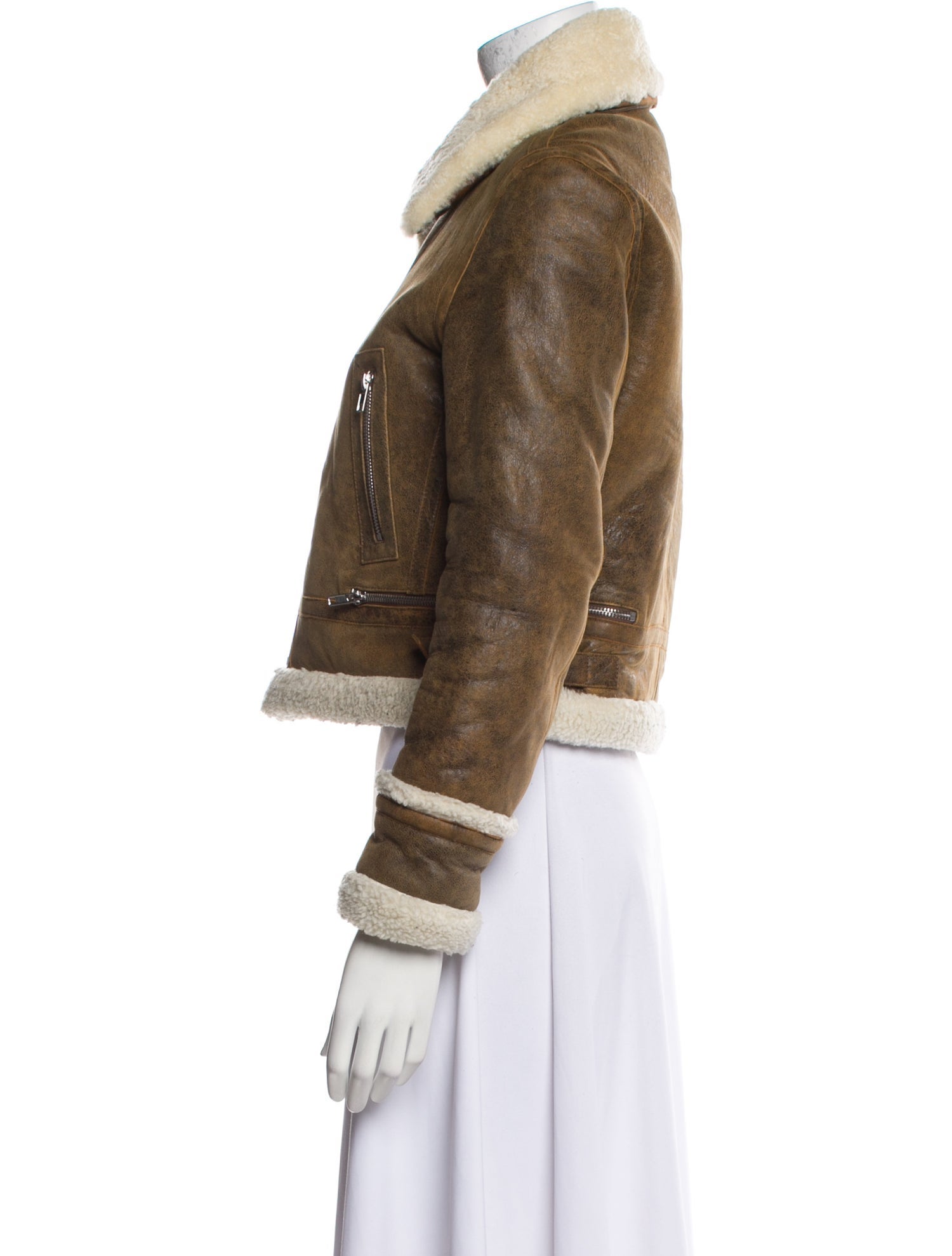 Maje Leather Biker Jacket