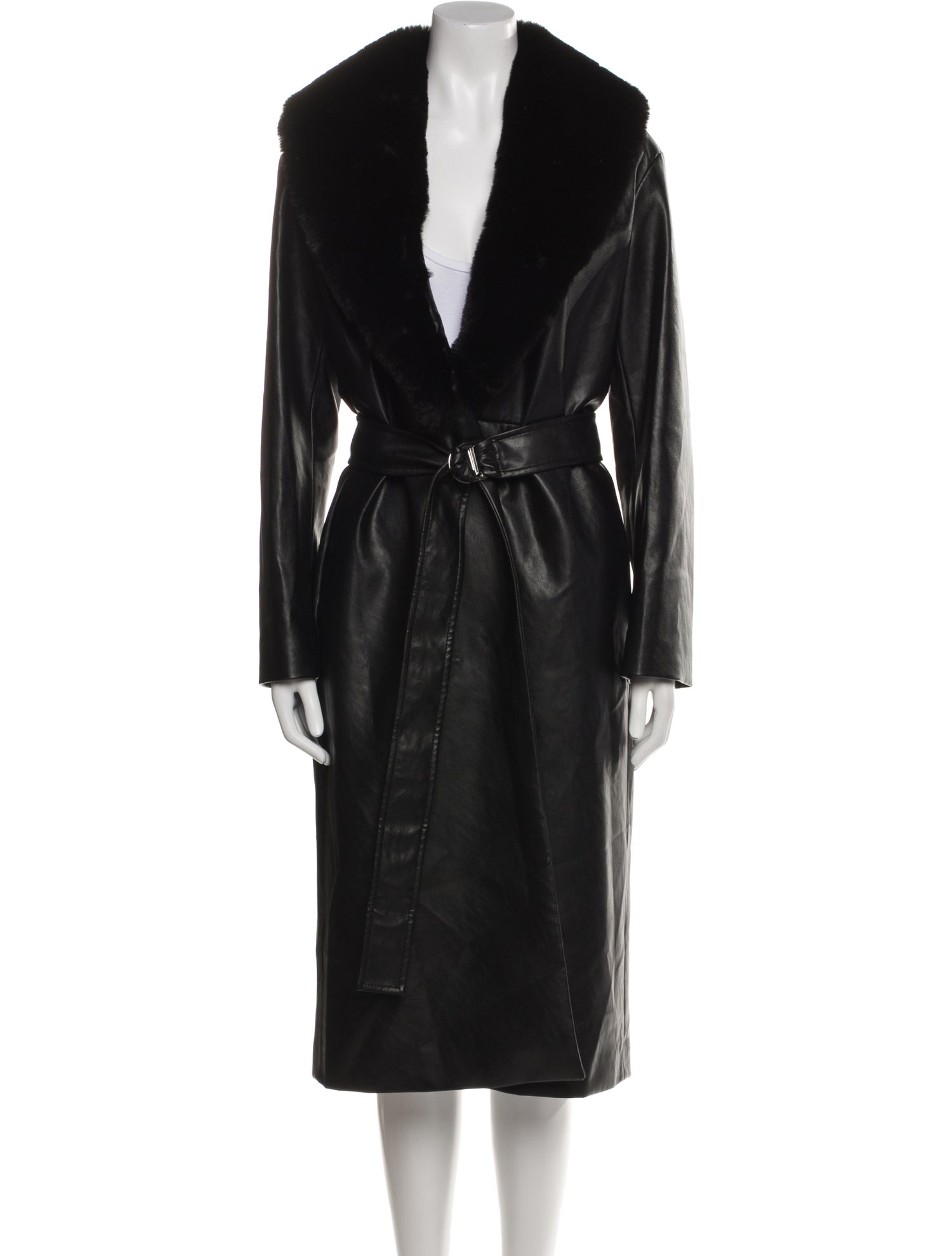 Maje Faux Fur Coat w/ Tags