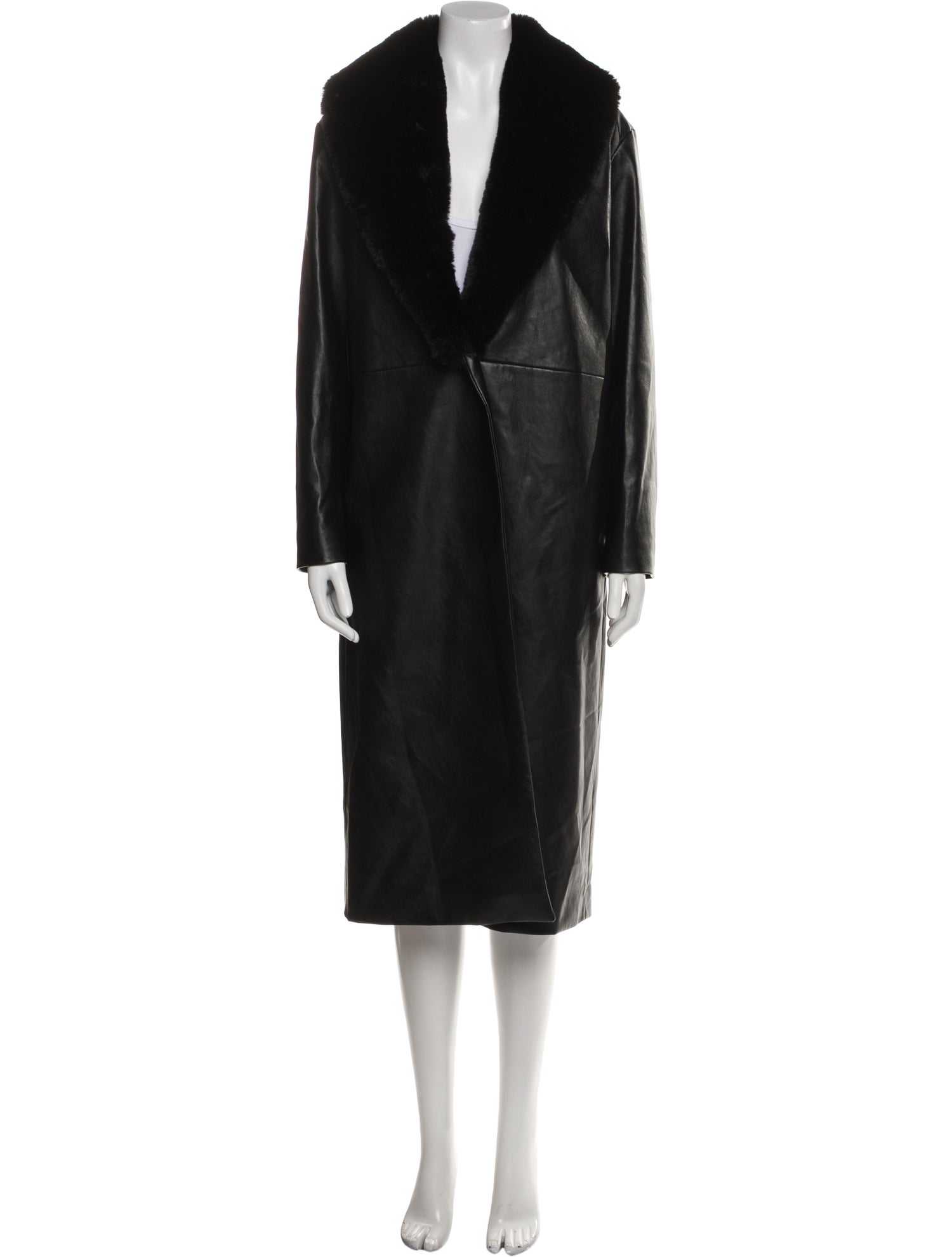 Maje Faux Fur Coat w/ Tags