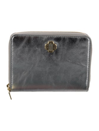 Maje Leather Compact Wallet
