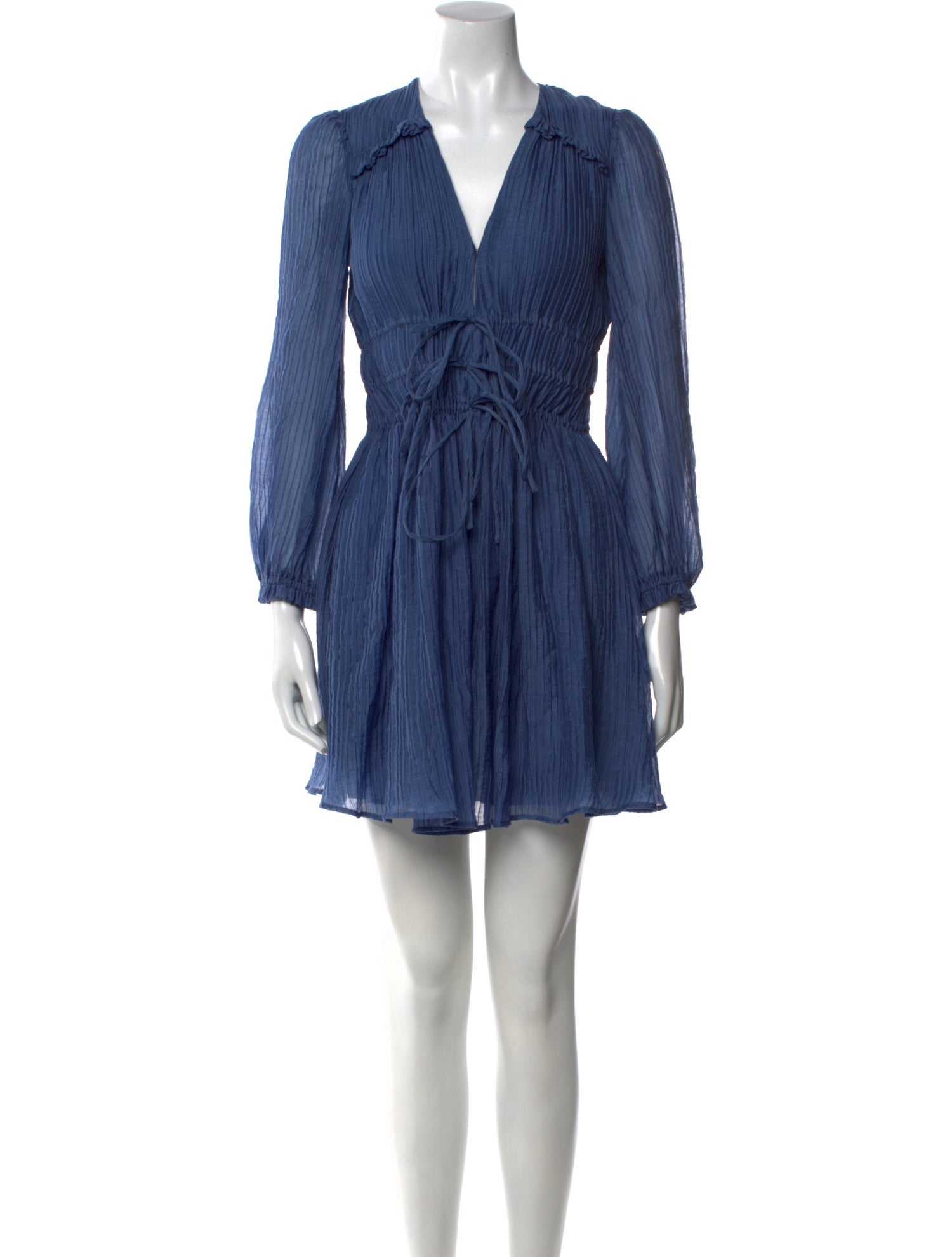 Maje V-Neck Mini Dress