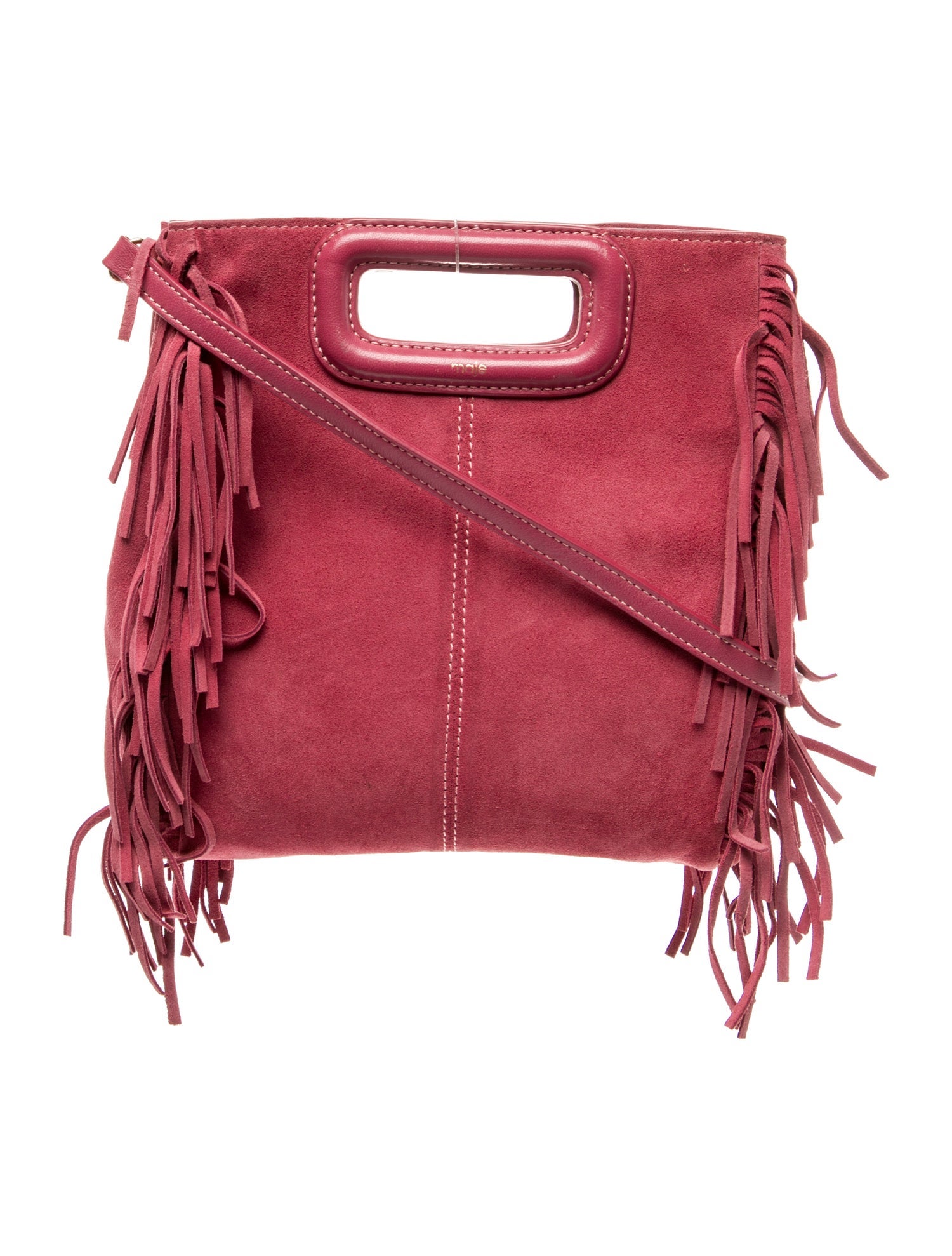 Maje Suede Crossbody Bag