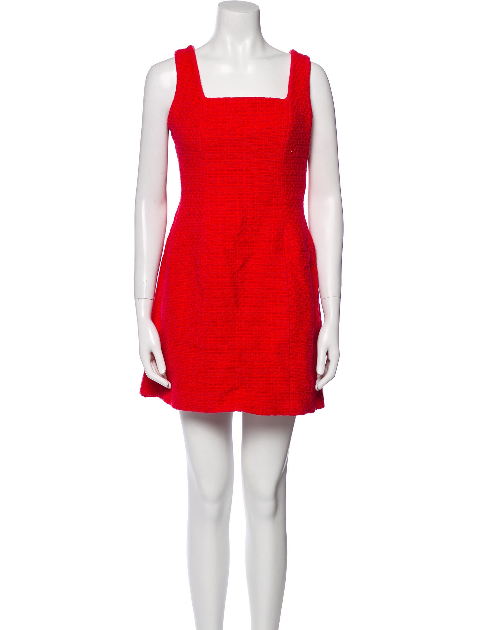 Maje Square Neckline Mini Dress