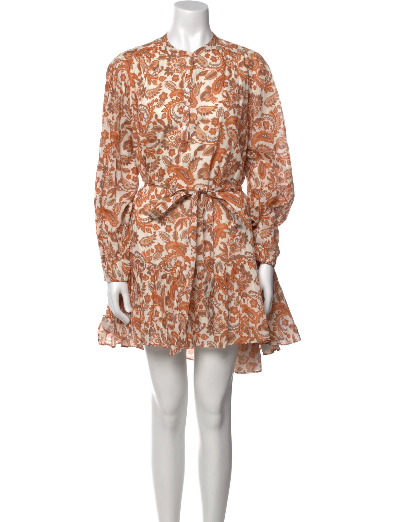 Maje Floral Print Mini Dress