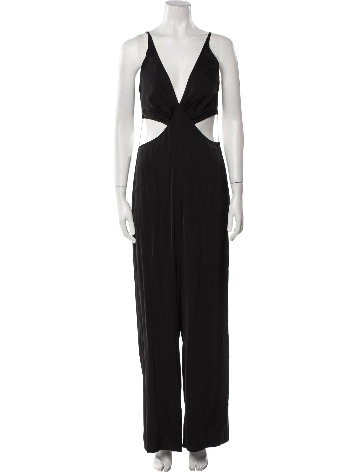 Maje Plunge Neckline Jumpsuit