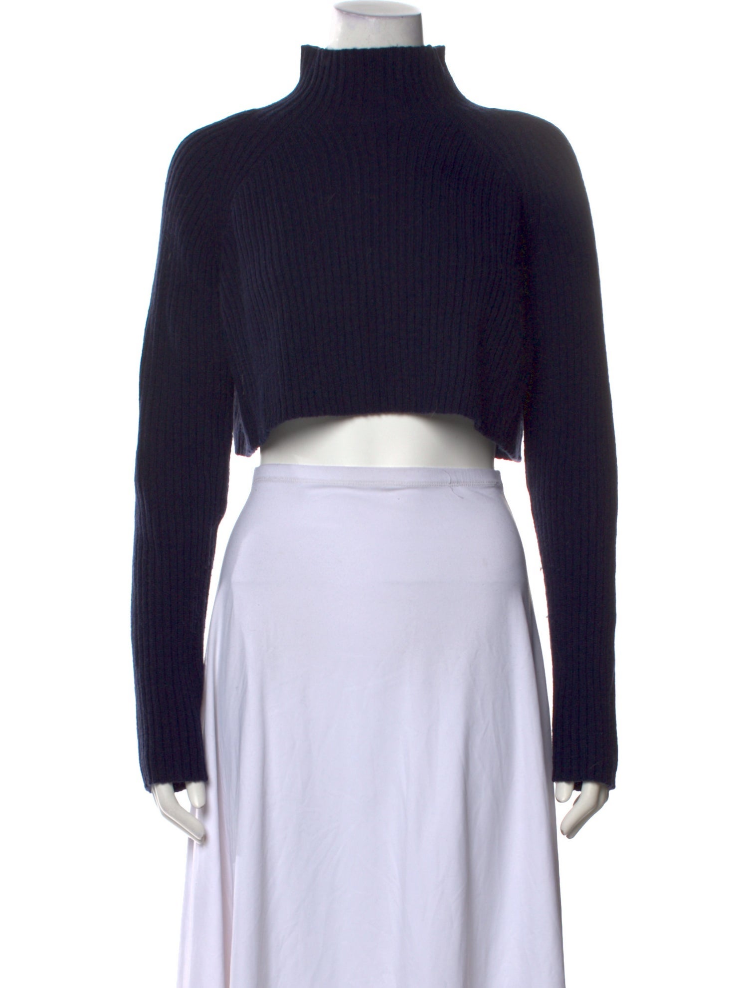 Maje Linen Mock Neck Sweater