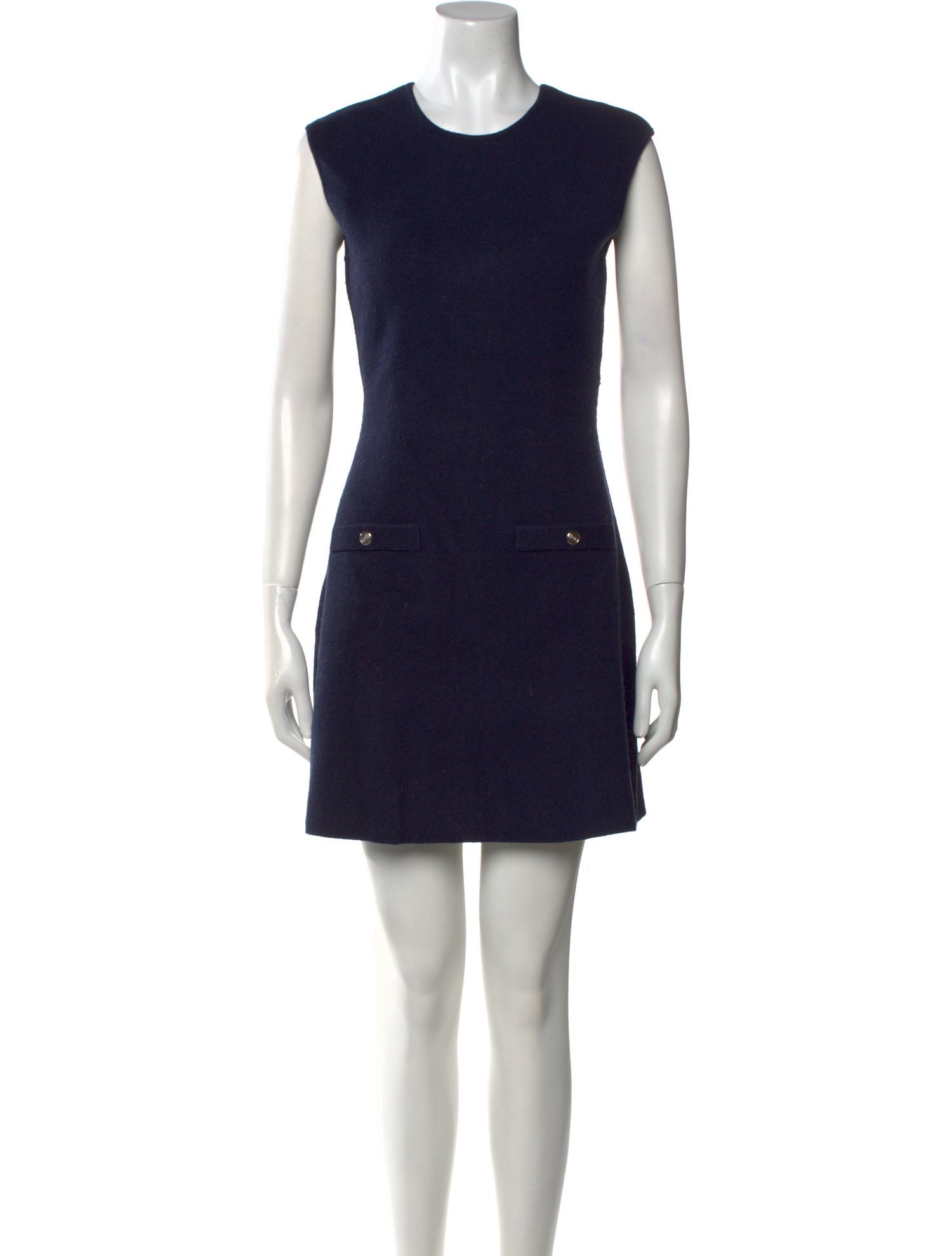 Maje Crew Neck Mini Dress