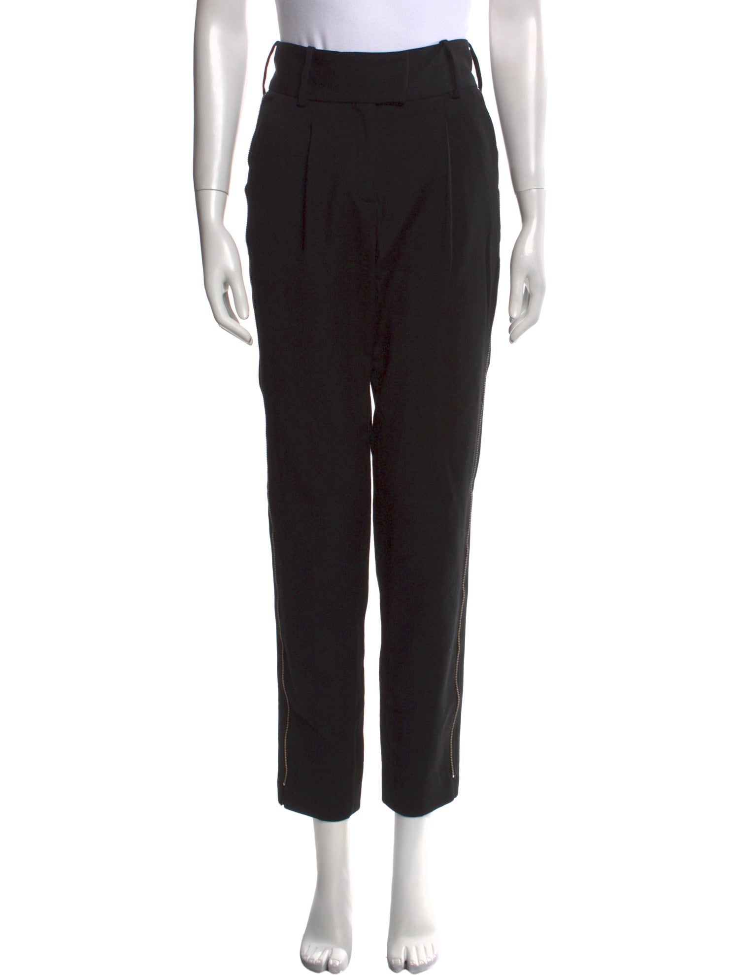 Maje Virgin Wool Straight Leg Pants