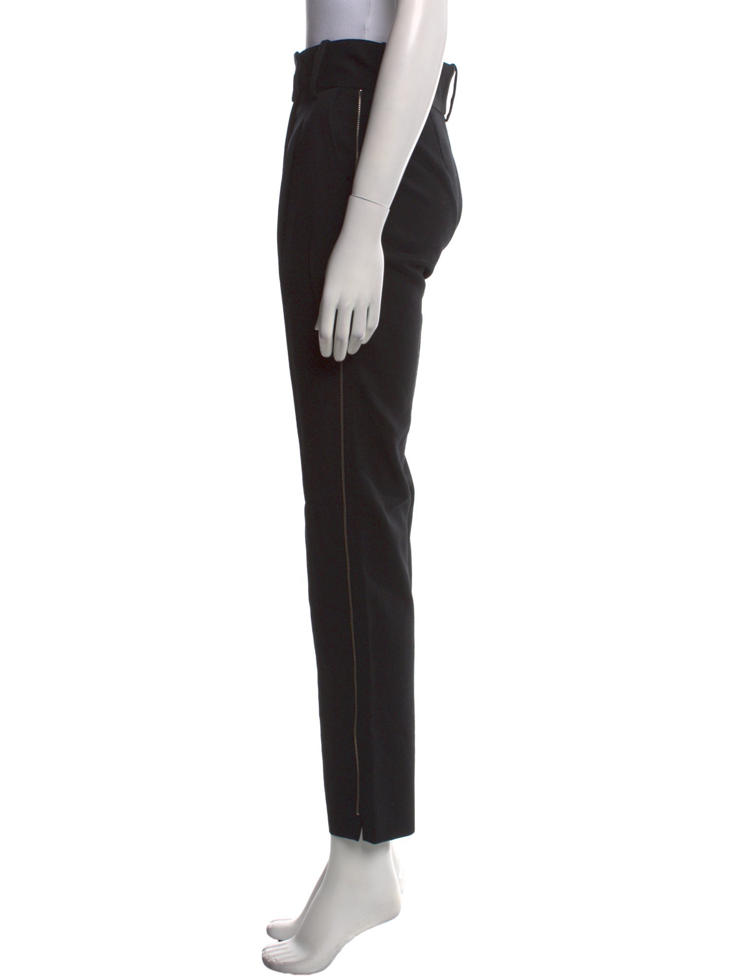 Maje Virgin Wool Straight Leg Pants