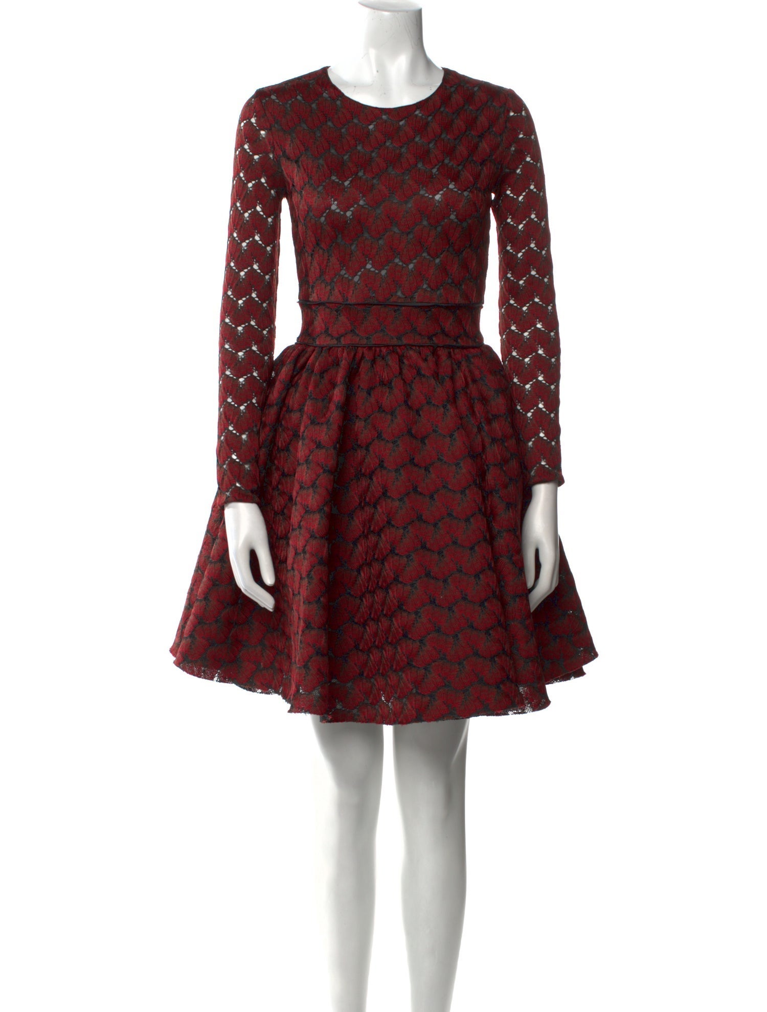 Maje Printed Mini Dress