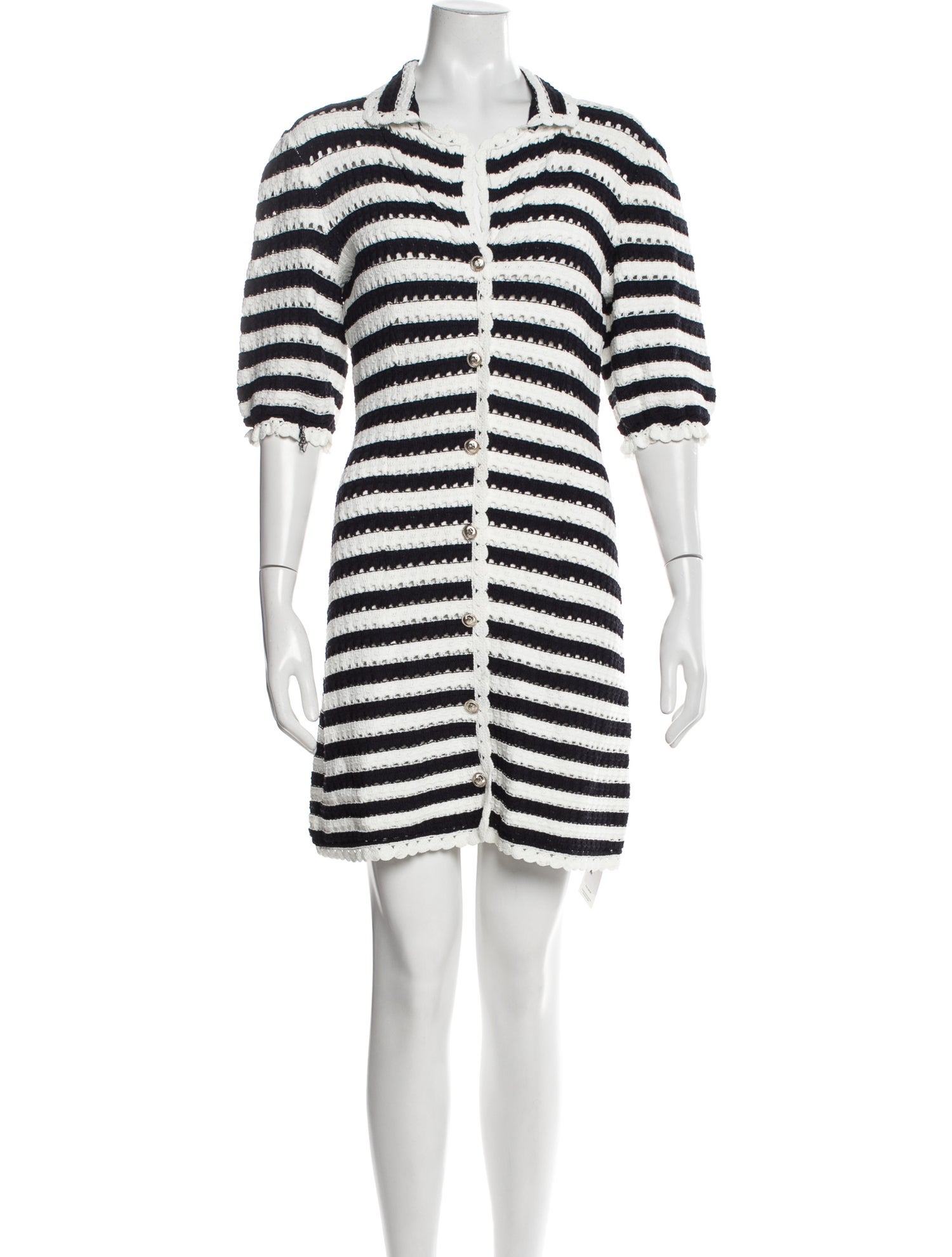 Maje Striped Mini Dress