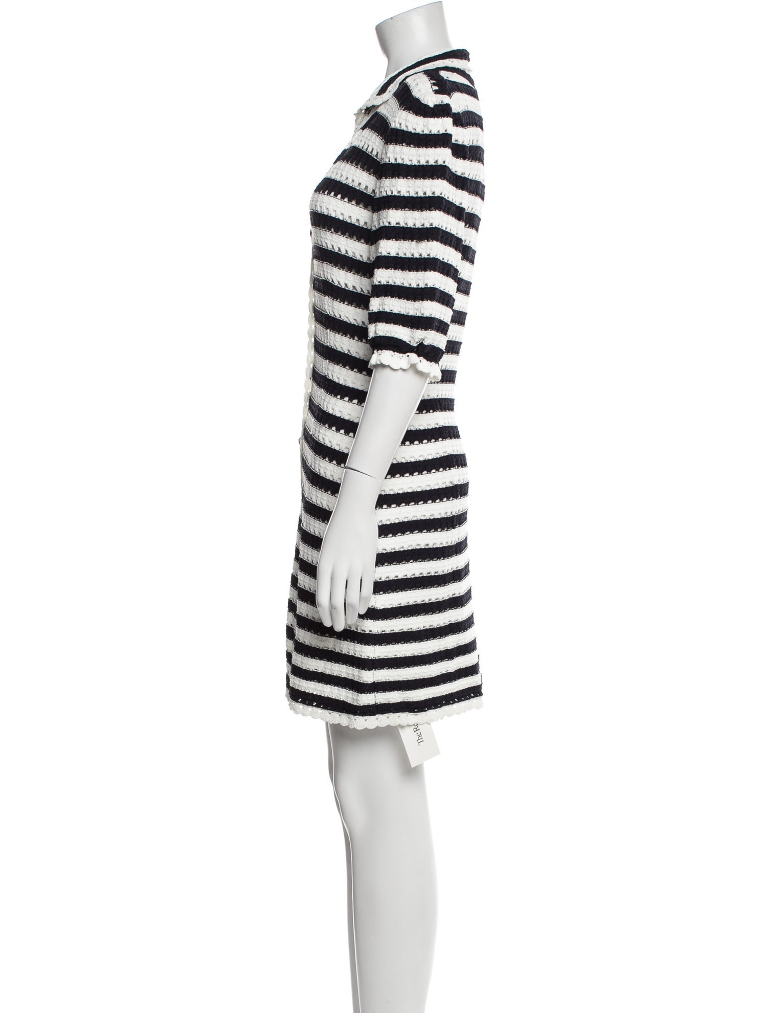 Maje Striped Mini Dress