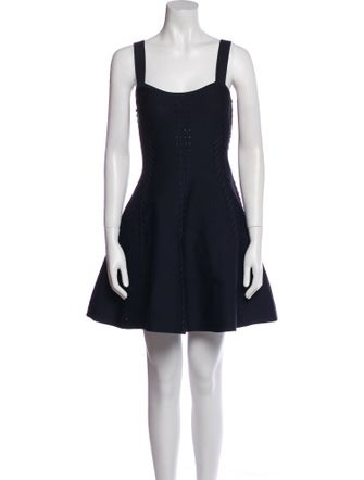 Maje Square Neckline Mini Dress