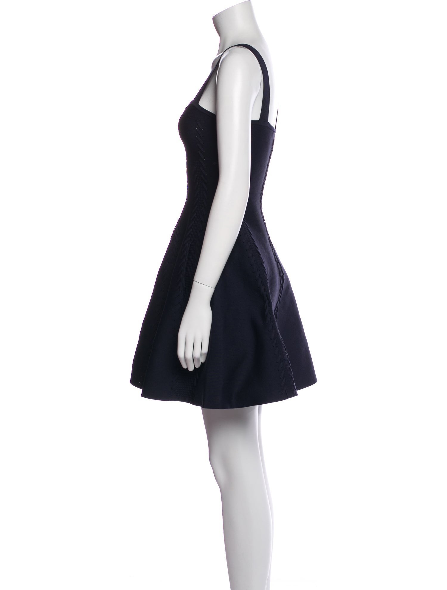 Maje Square Neckline Mini Dress