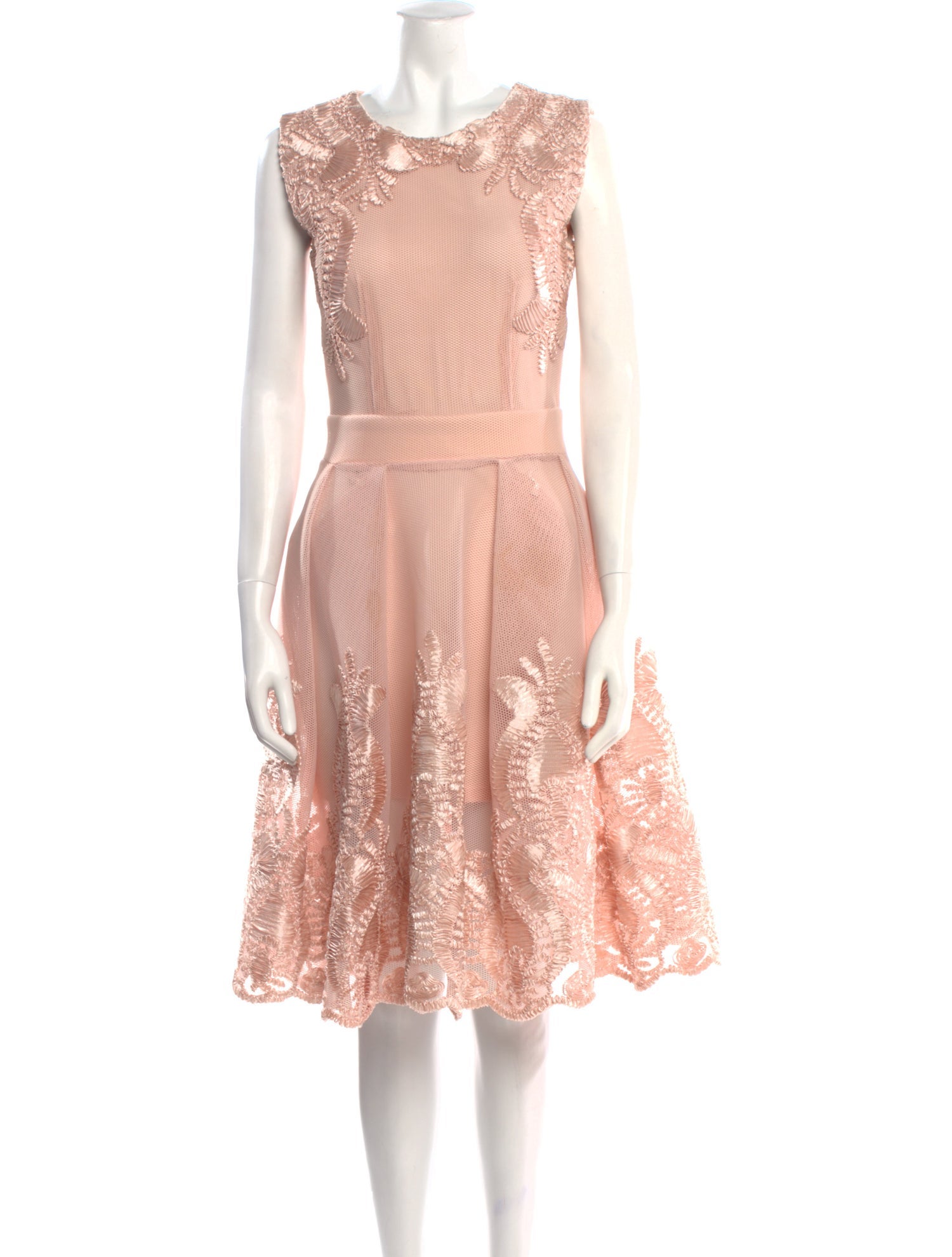 Maje Patterned Knee-Length Dress