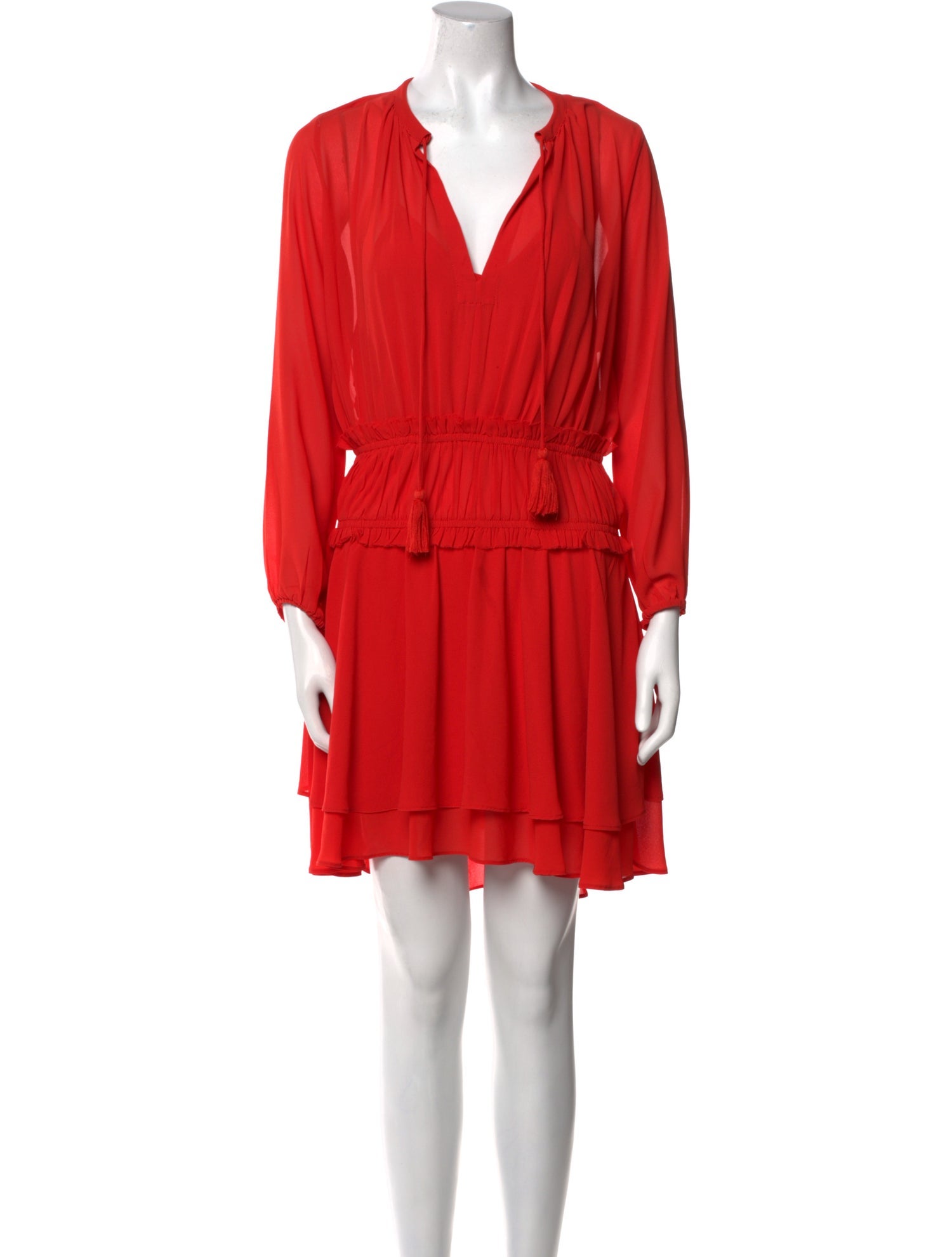 Maje V-Neck Mini Dress