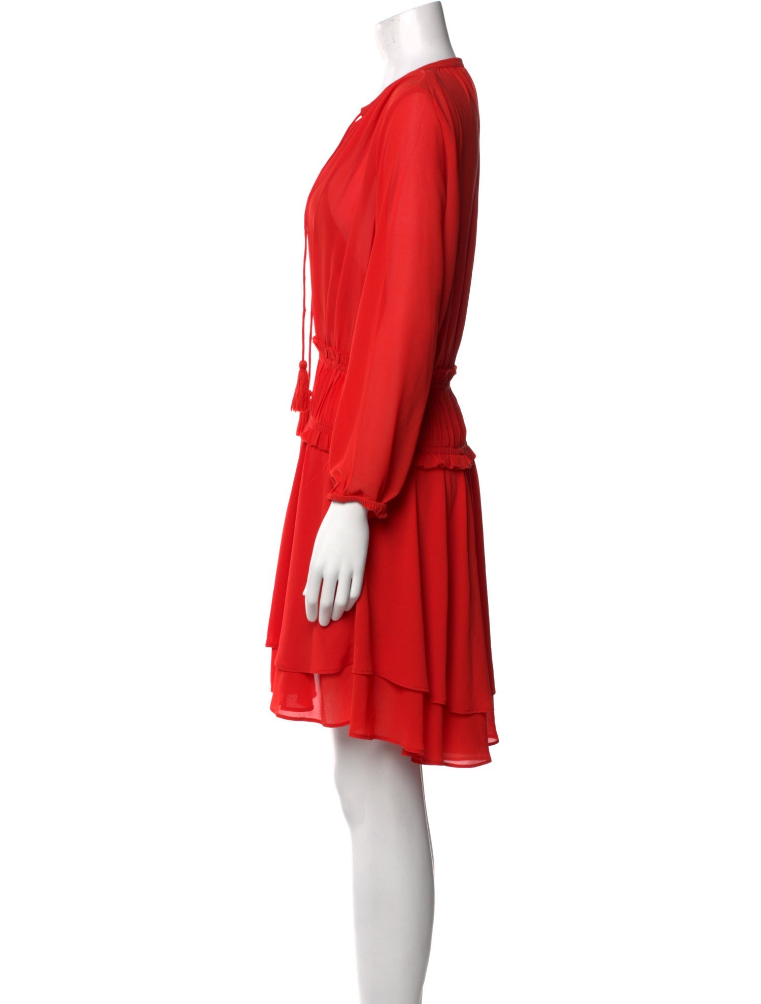 Maje V-Neck Mini Dress