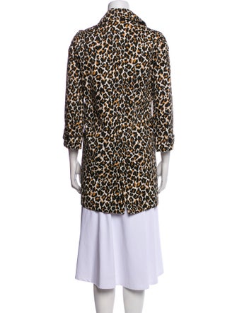 Maje Animal Print Evening Jacket