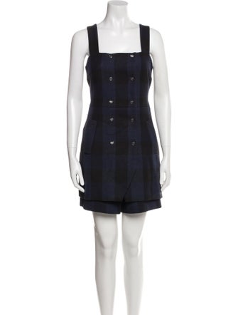 Maje Square Neckline Romper