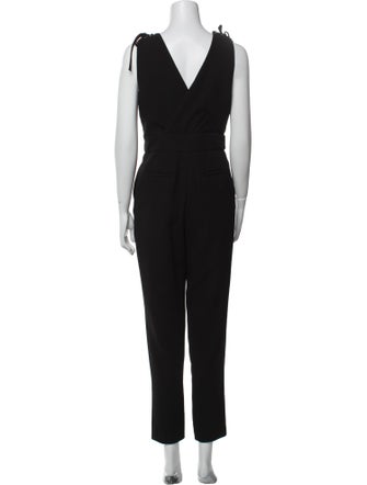 Maje V-Neck Jumpsuit