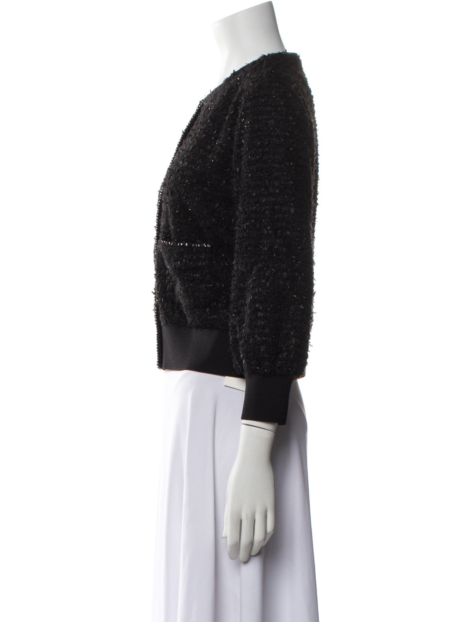 Maje Tweed Pattern Evening Jacket