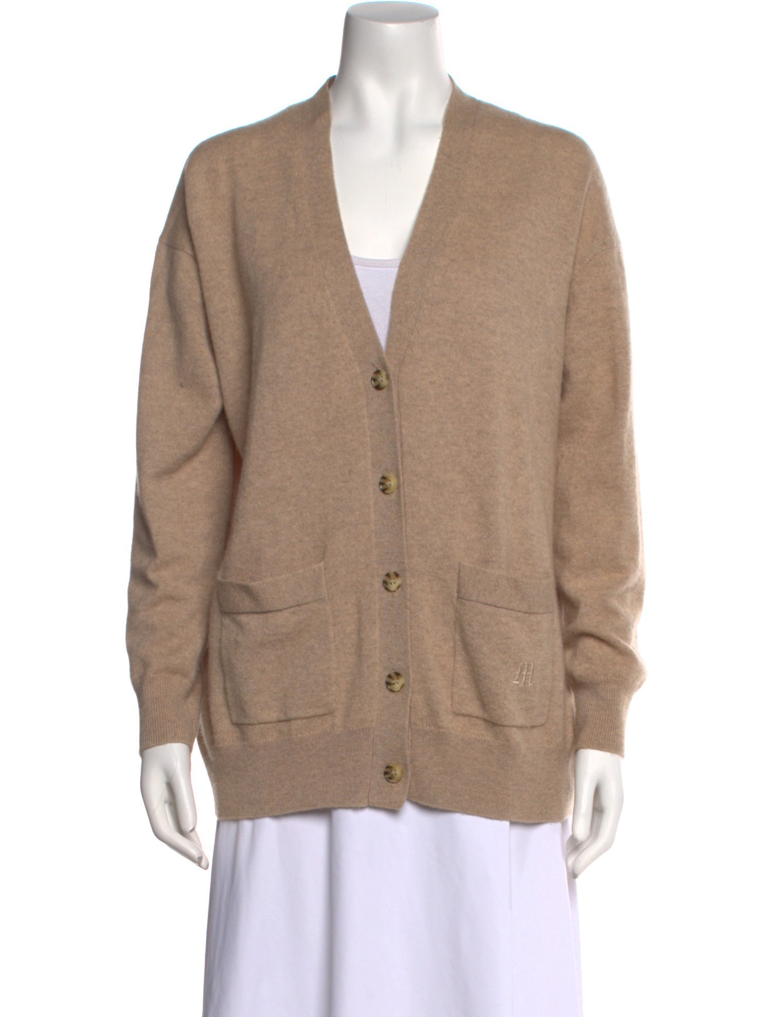 Maje Cashmere V-Neck Sweater