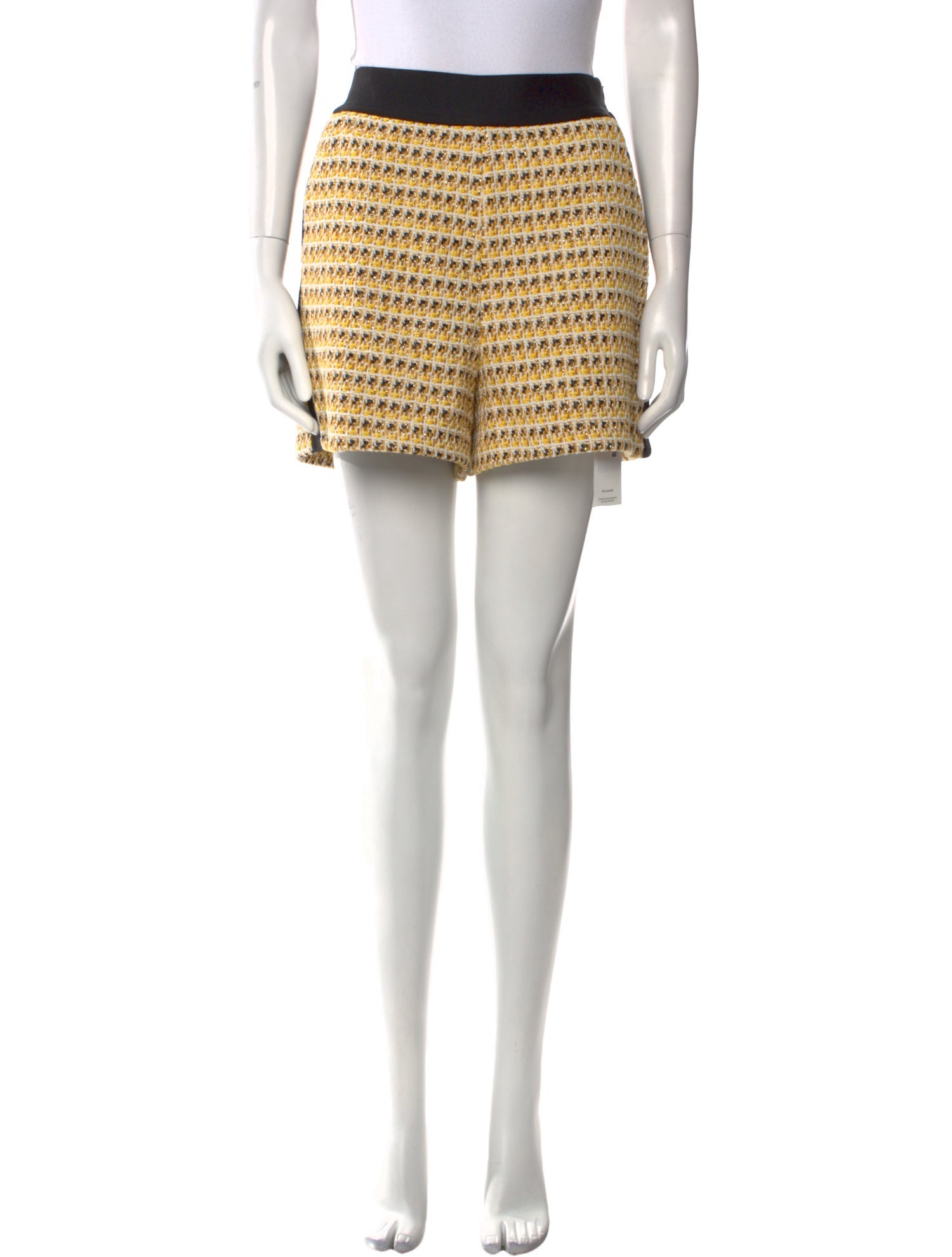 Maje Tweed Pattern Mini Shorts w/ Tags
