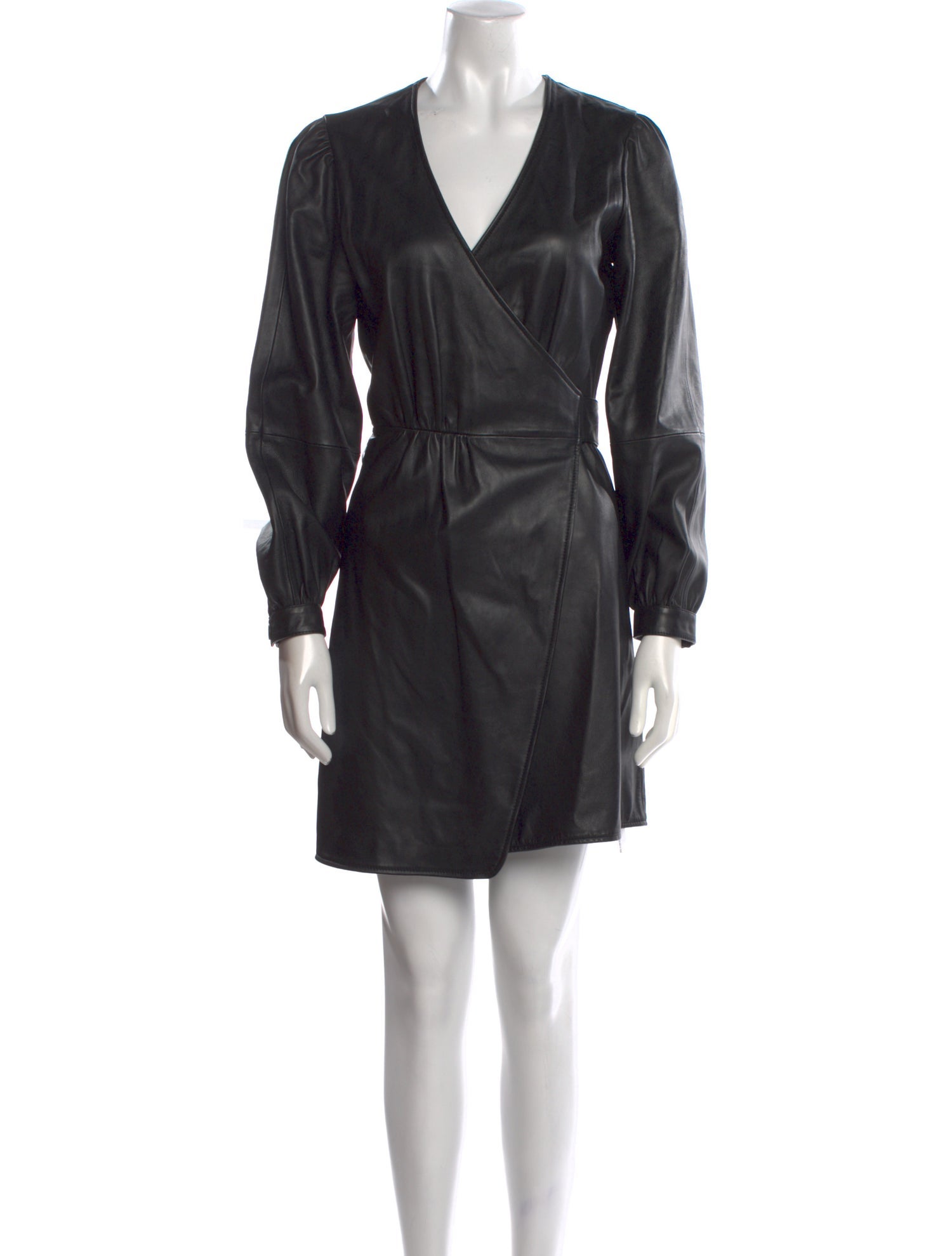 Maje Leather Mini Dress