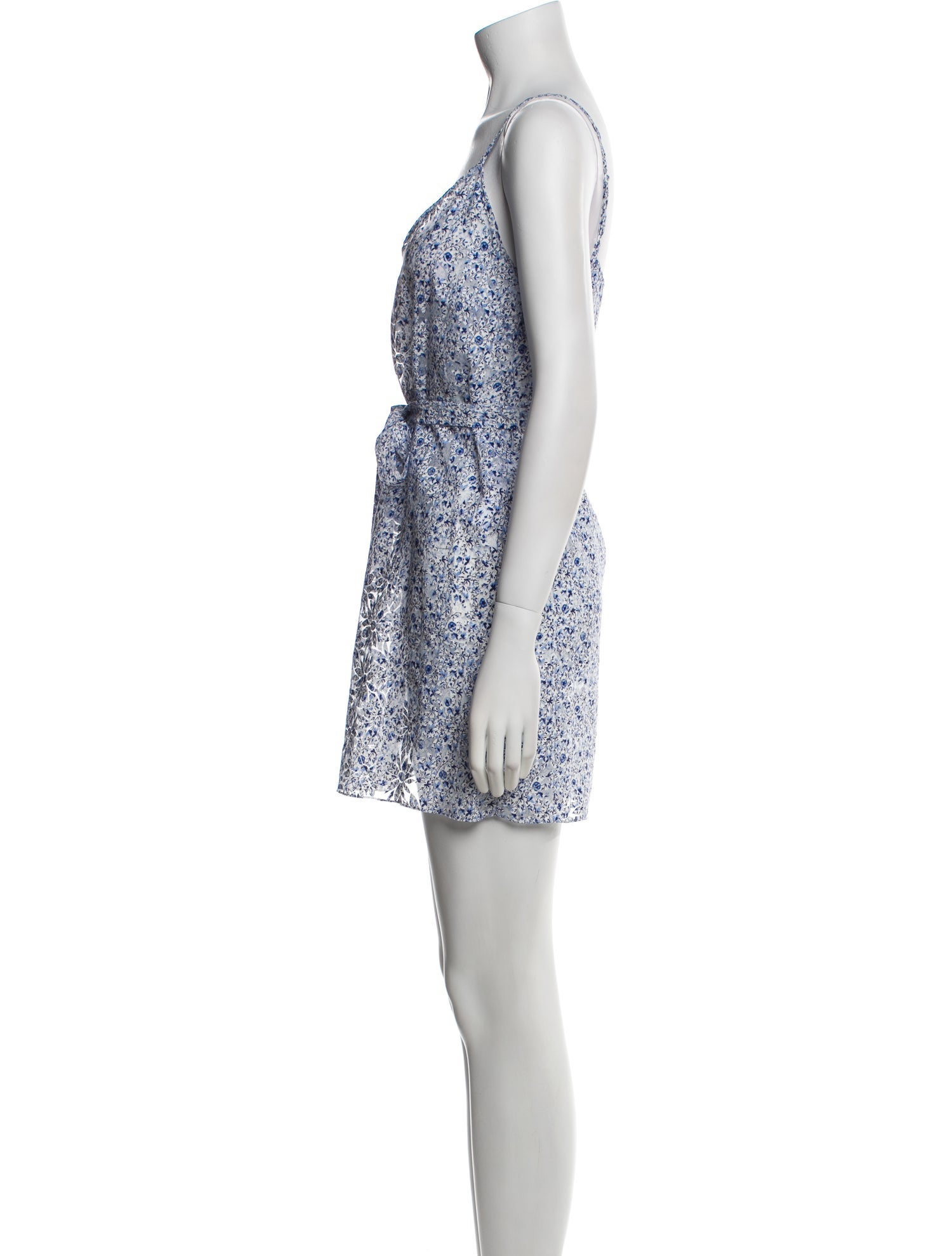 Maje Floral Print Mini Dress