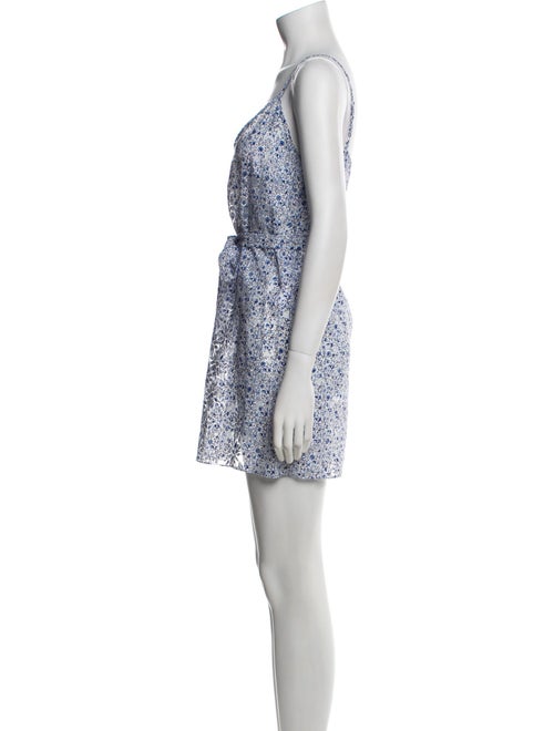 Maje Floral Print Mini Dress