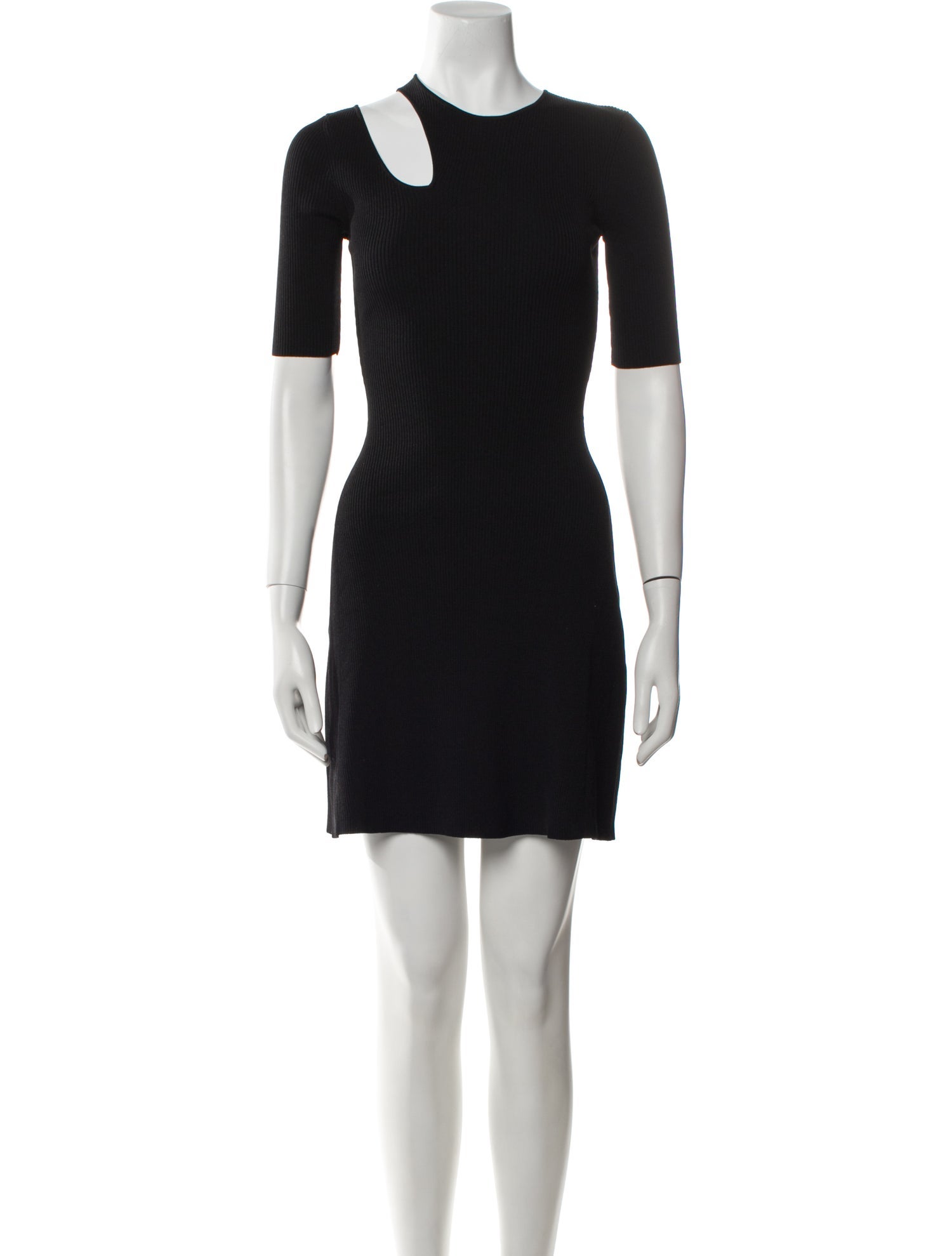Maje Crew Neck Mini Dress