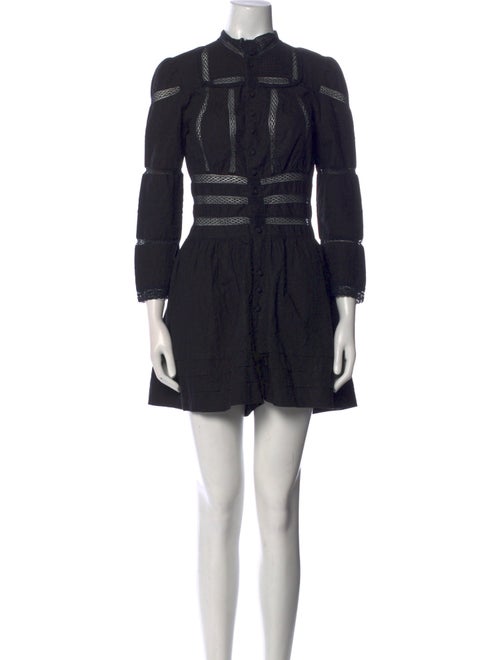 Maje Mock Neck Romper