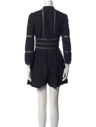 Maje Mock Neck Romper