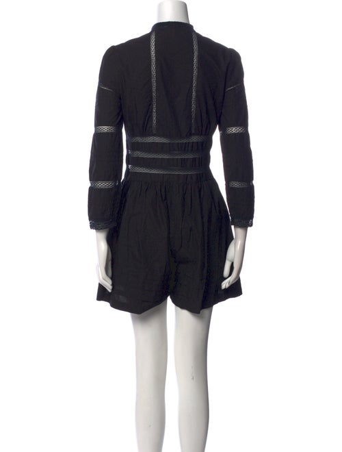 Maje Mock Neck Romper