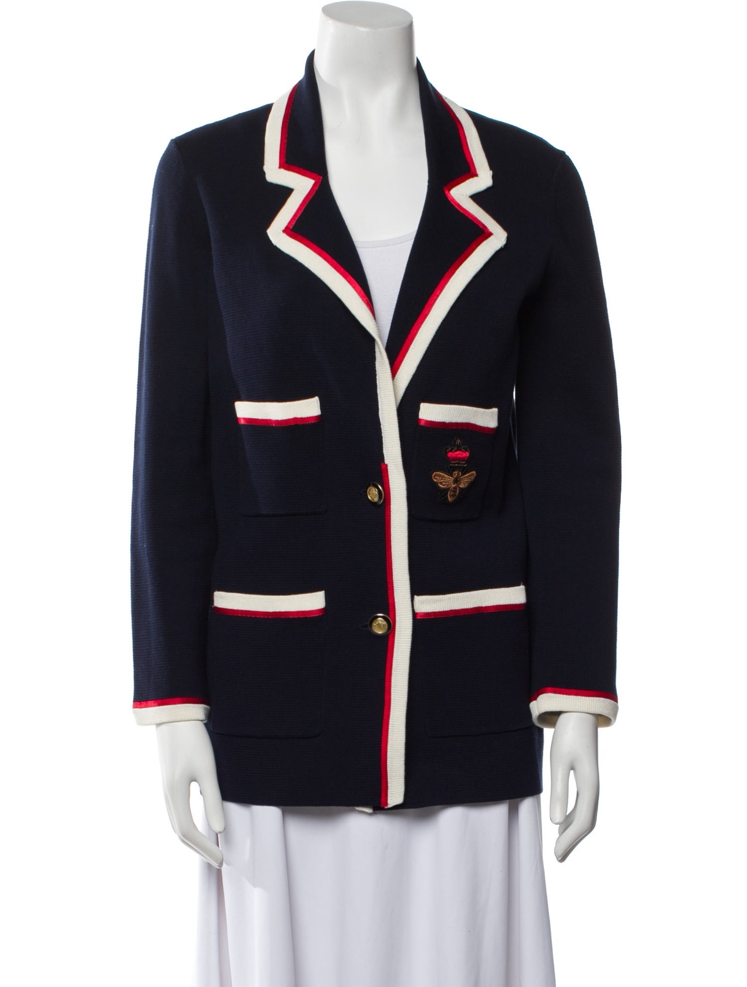 Maje Colorblock Pattern Blazer