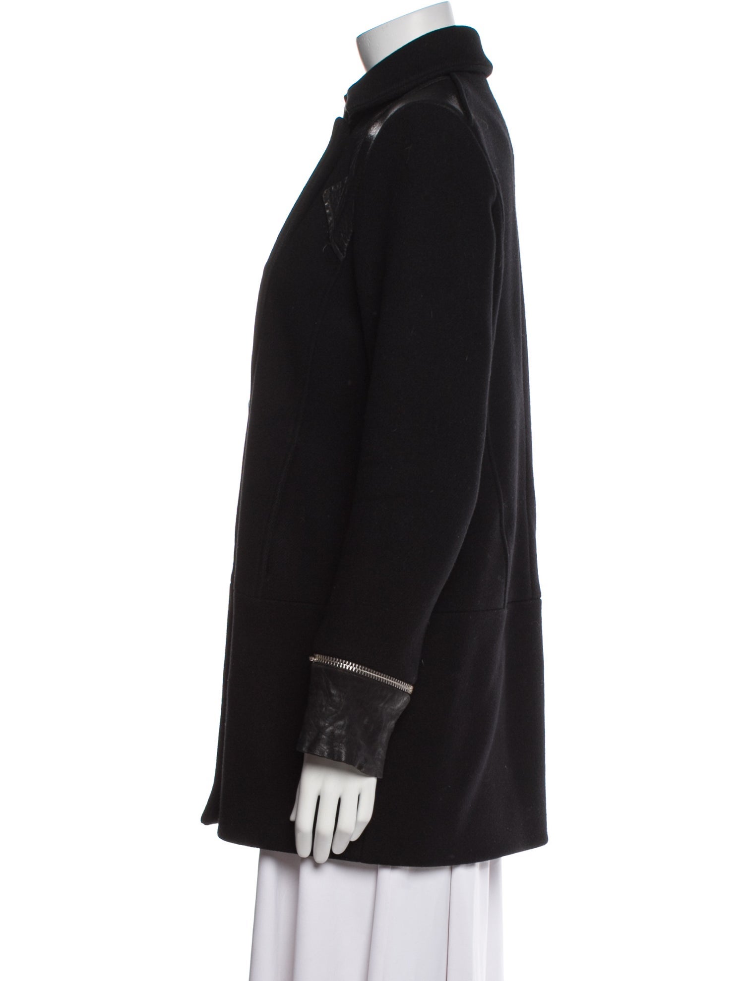 Maje Virgin Wool Peacoat