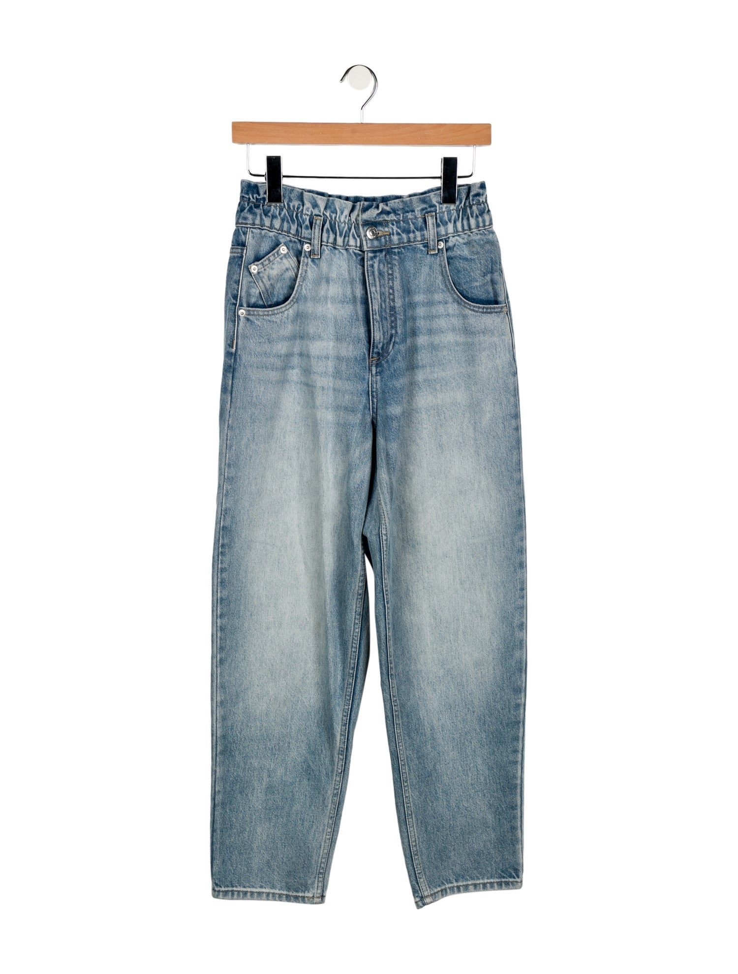 Maje High-Rise Straight Leg Jeans