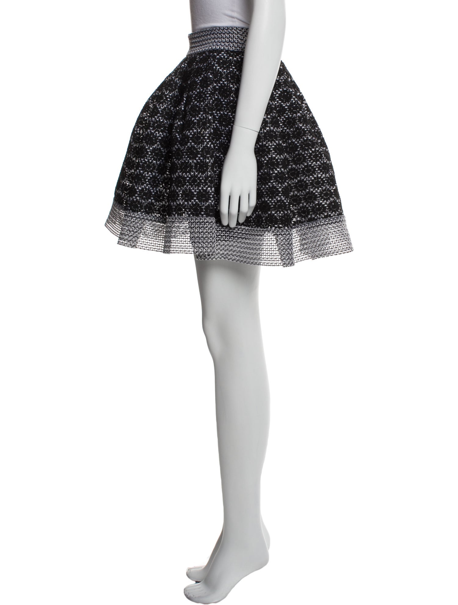 Maje Printed Mini Skirt