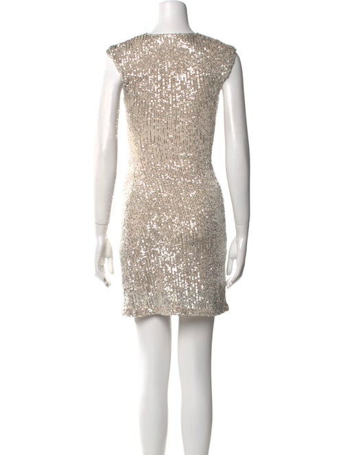 Maje V-Neck Mini Dress