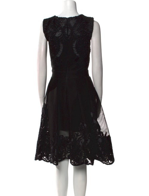 Maje Lace Pattern Midi Length Dress