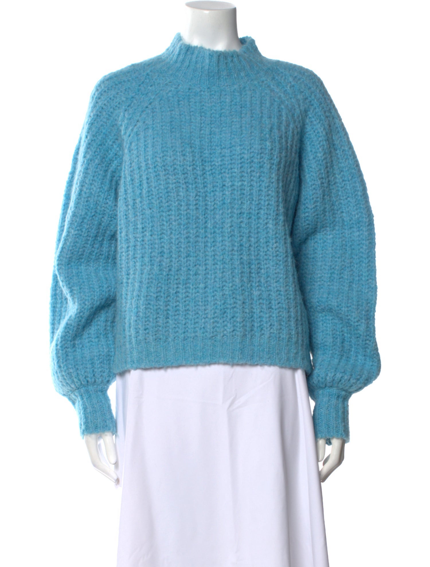 Maje Mock Neck Sweater