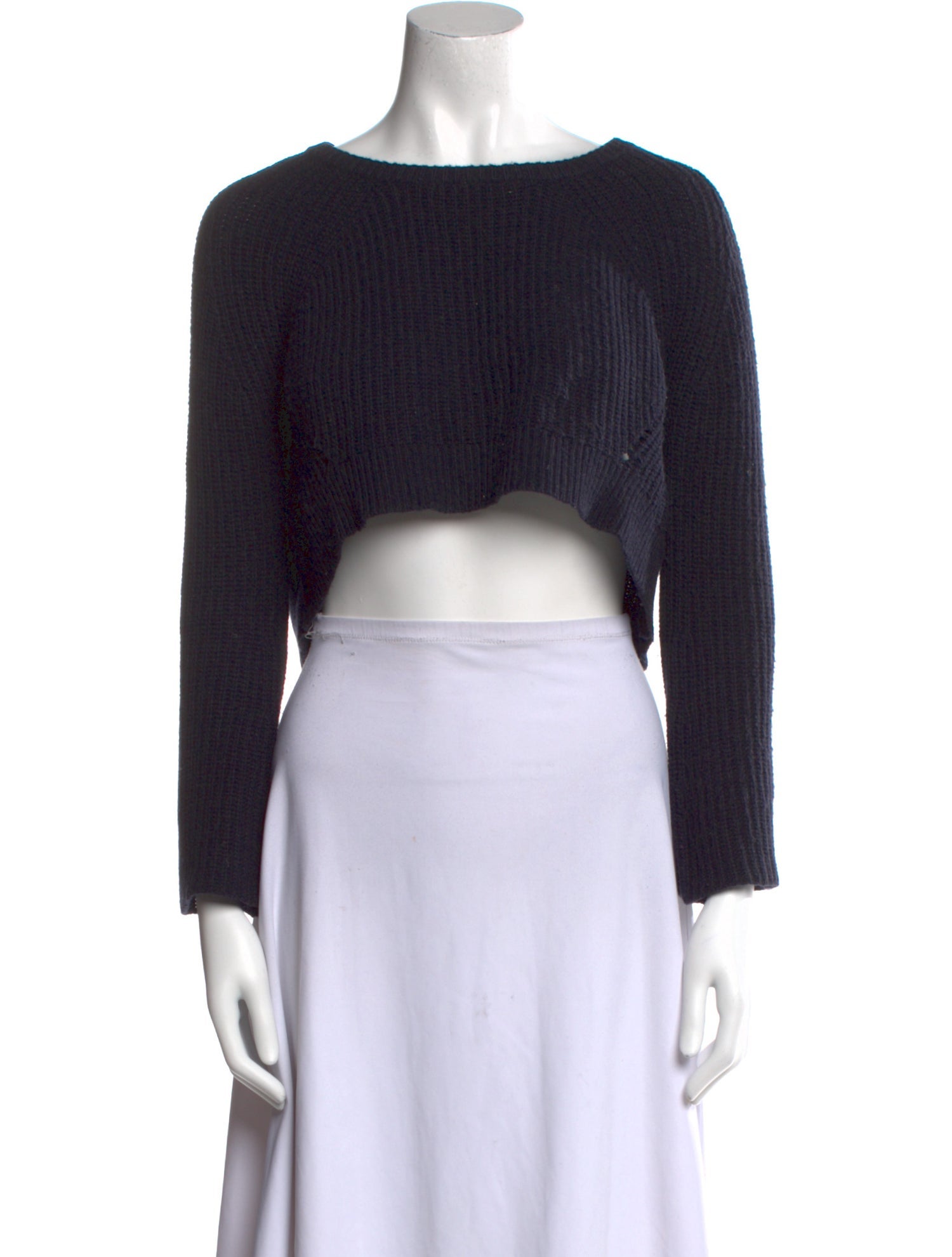 Maje Linen Bateau Neckline Sweater