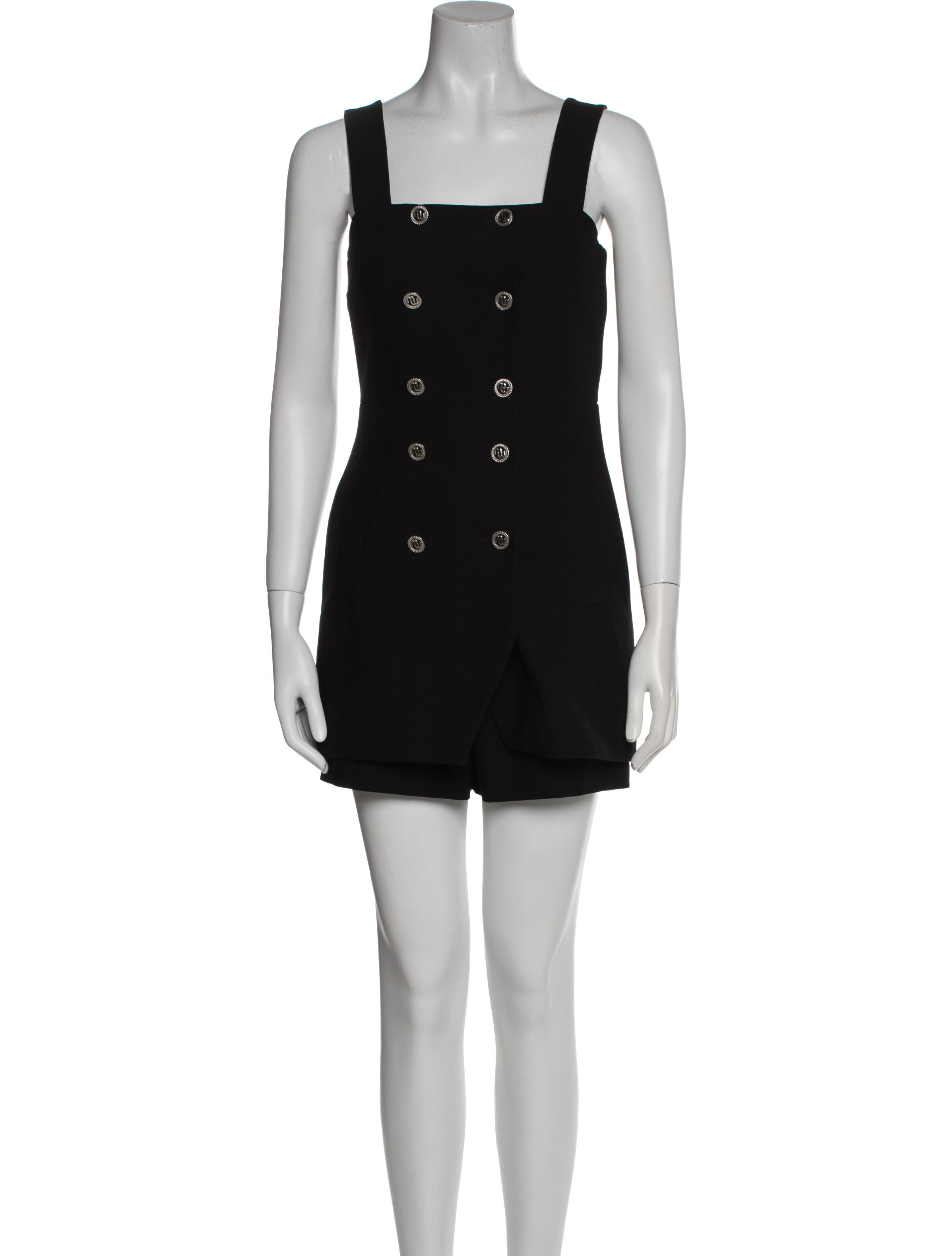 Maje Square Neckline Romper