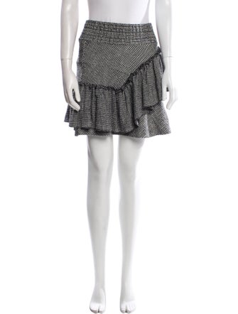 Maje Printed Mini Skirt