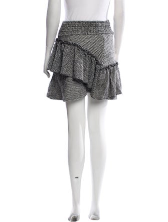 Maje Printed Mini Skirt