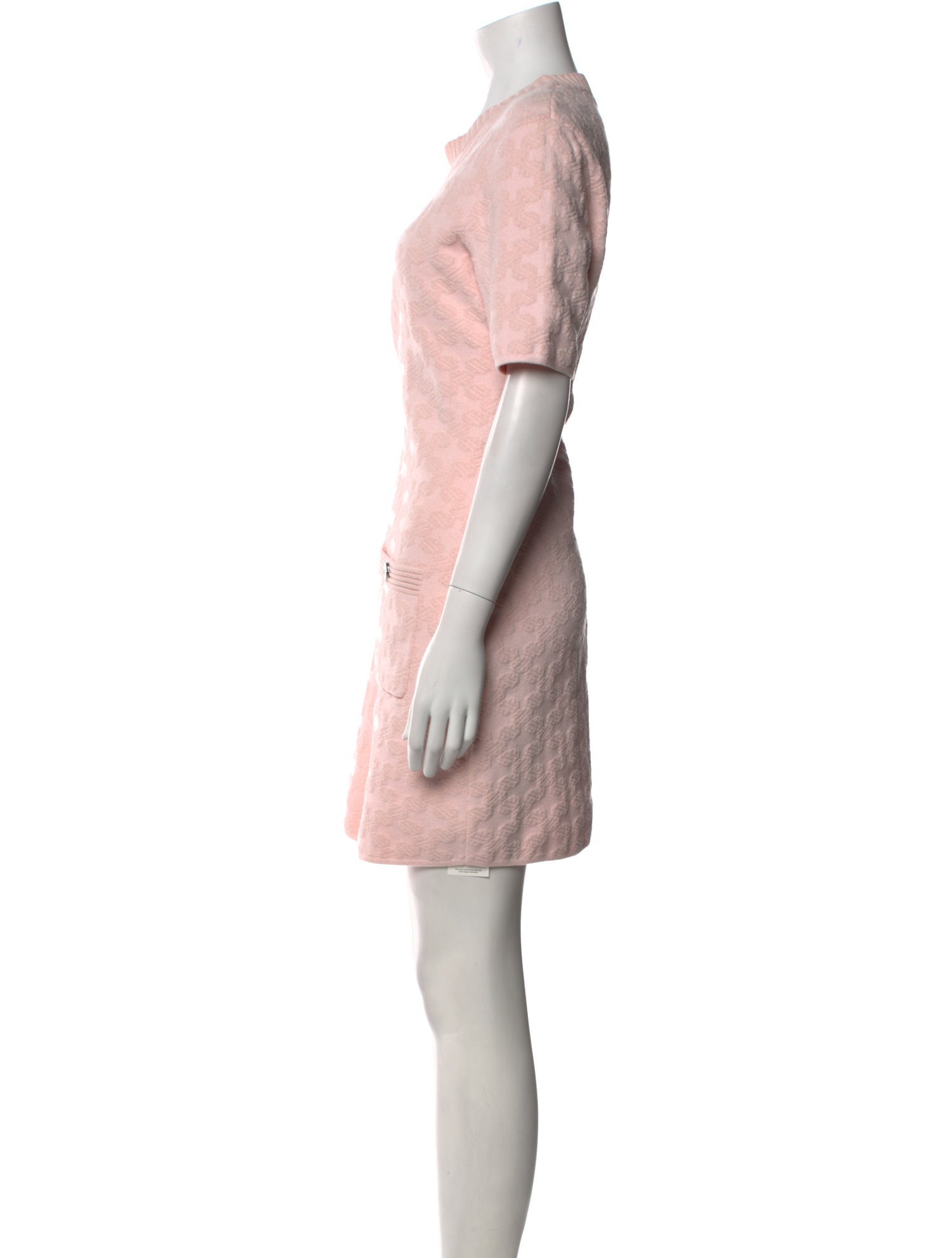 Maje Crew Neck Mini Dress