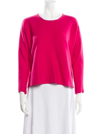Maje Scoop Neck Long Sleeve Sweatshirt