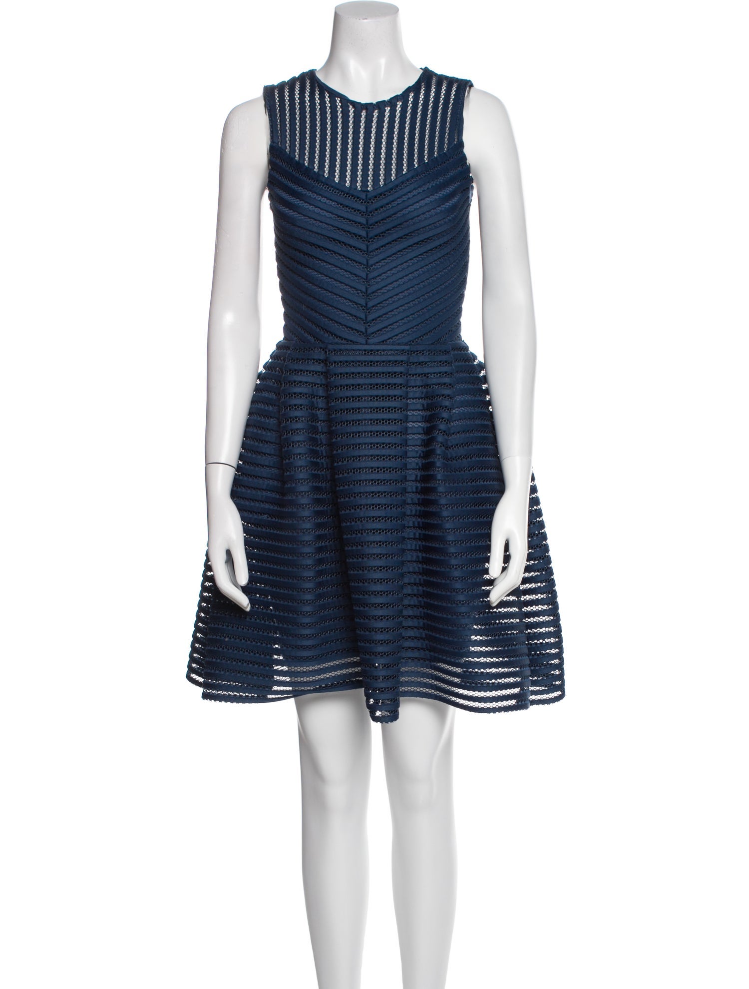 Maje Striped Mini Dress
