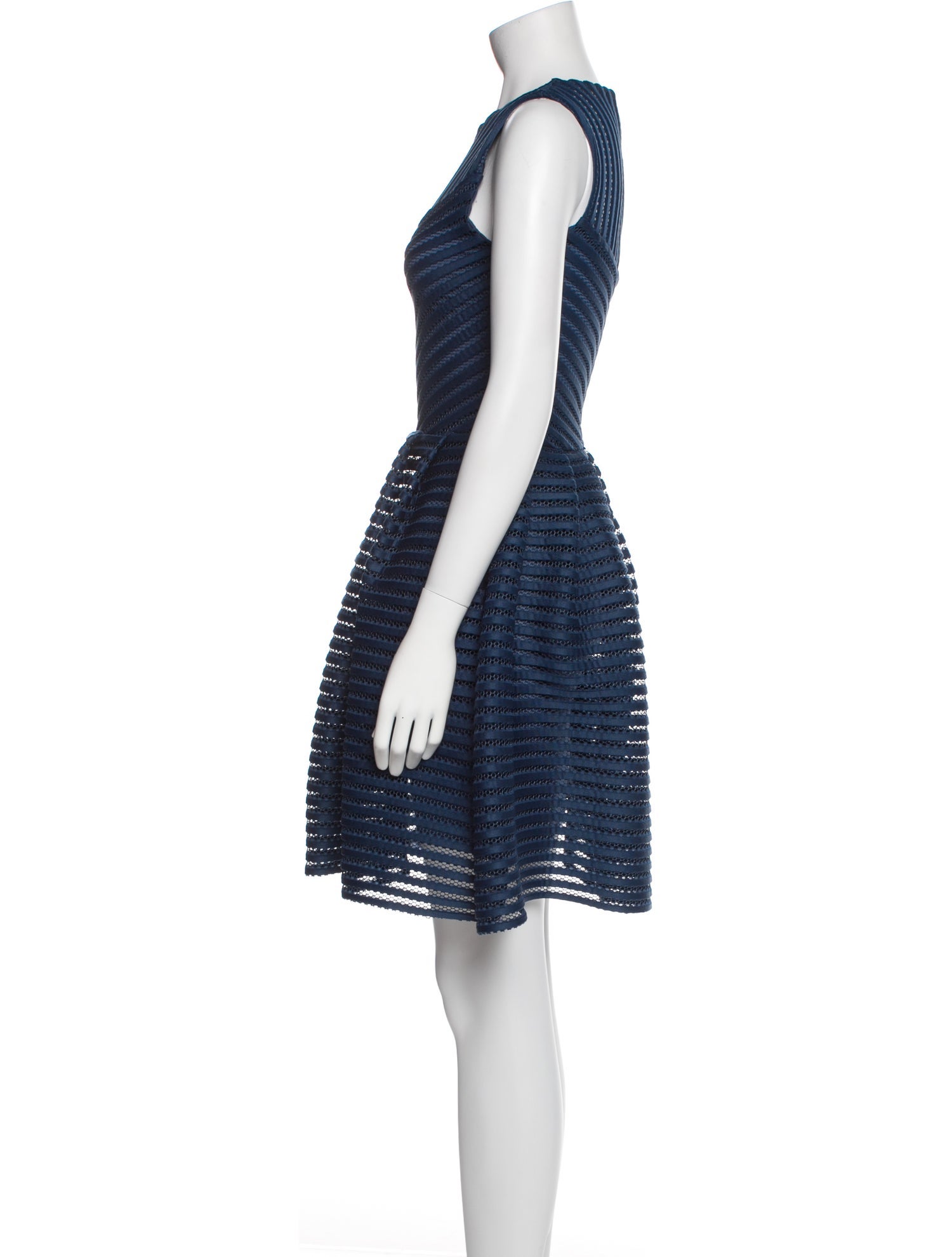 Maje Striped Mini Dress